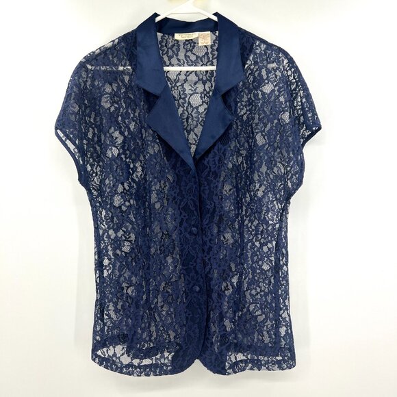 Vintage Victoria’s Secret 90’s navy top